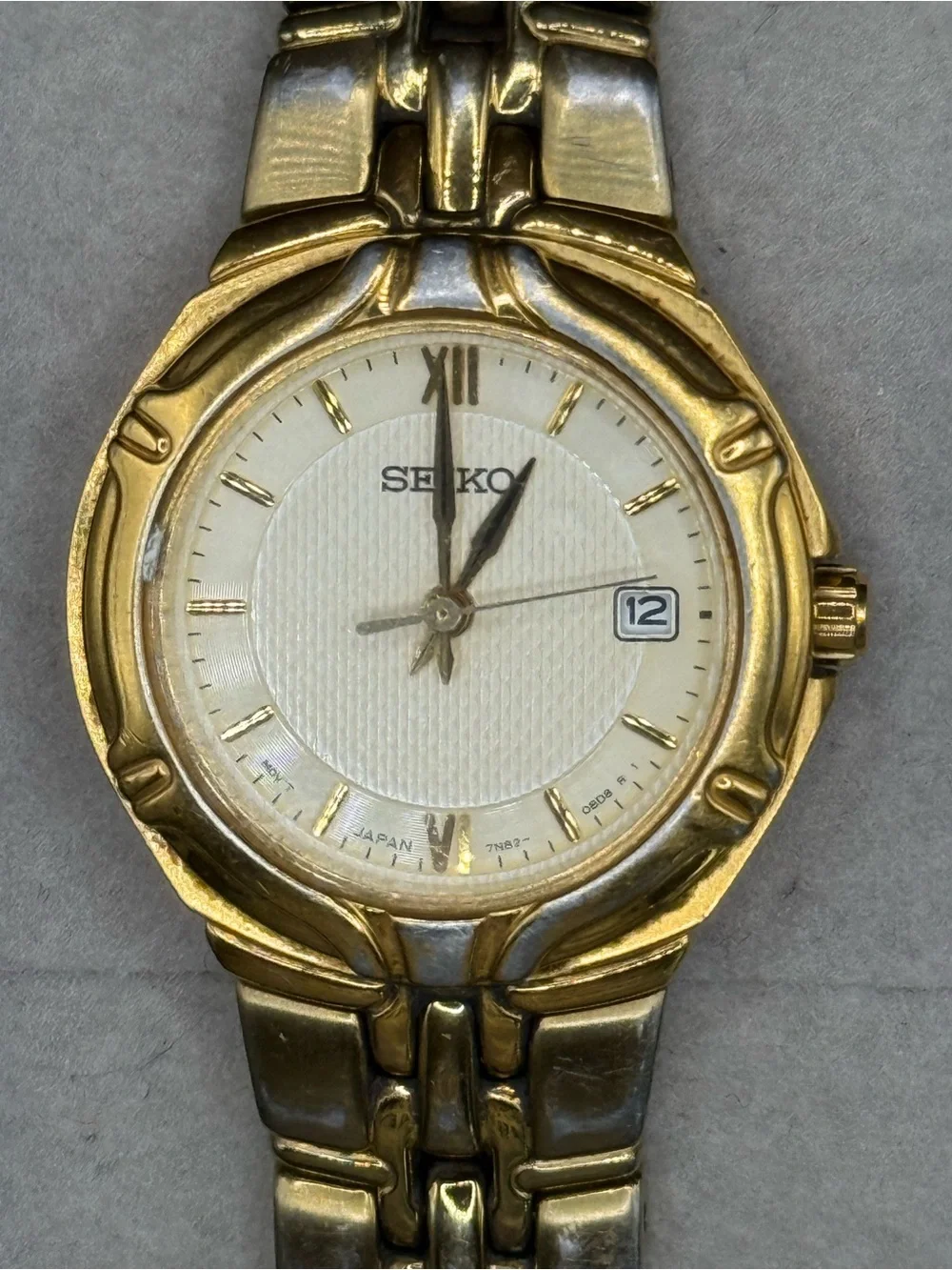 Seiko Women's Two-Tone Gold and Silver Bracelet Watch